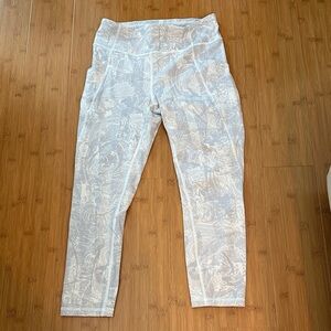 lululemon athletica White Patterned Leggings